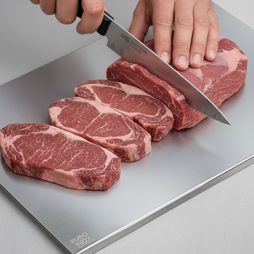Planche de découpe INOX 40x30cm